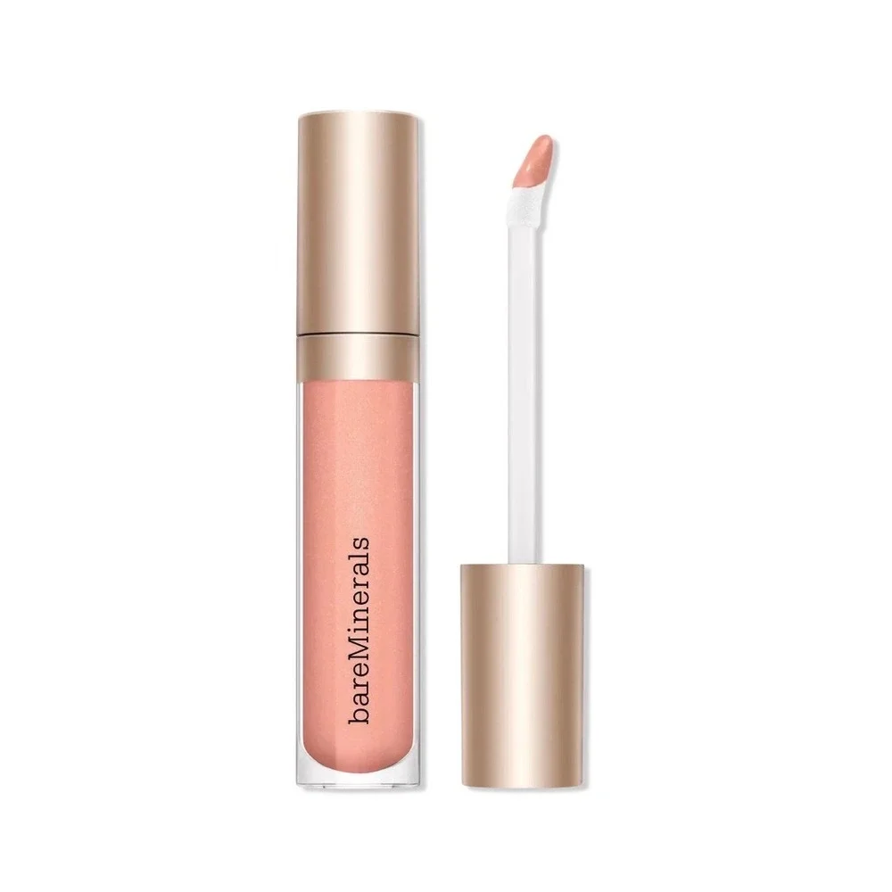 bareMinerals Mineralist Lip Gloss-Balm Peace 4ml Sheer Peach Shimmer NIB